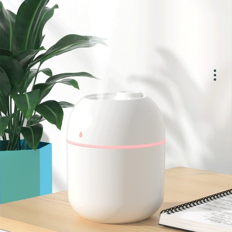 220ML Mini Portable Ultrasonic Air Humidifier Aroma Essential Oil Diffuser