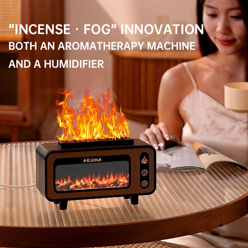 Creative USB Fog Flame Aromatherapy Humidifier for Home and Bedroom