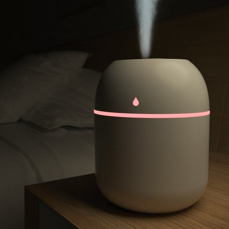 220ML Mini Portable Ultrasonic Air Humidifier Aroma Essential Oil Diffuser