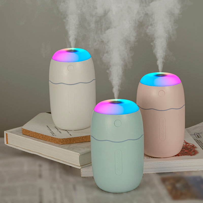 Marquee Wood Grain Humidifier - USB Aromatherapy Air Night Light