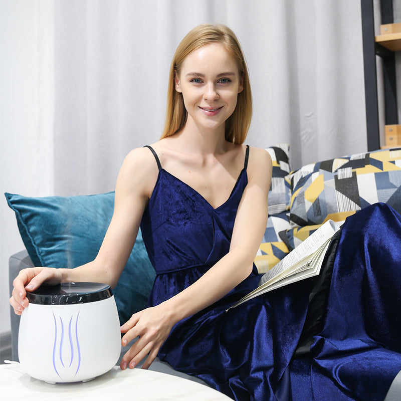 Home Multi-Function Large Capacity Atomizing Humidifier with Colorful Night Light