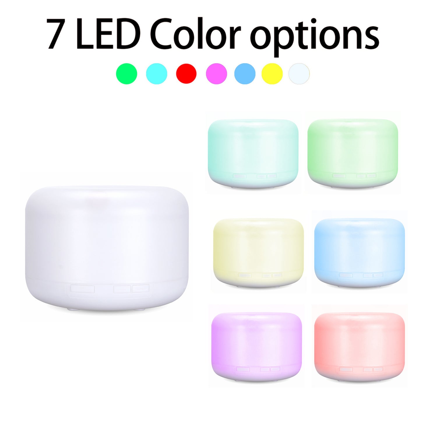 White 600ml Air Humidifier Cotton Swab Aroma Diffuser USB Bread Humidifier