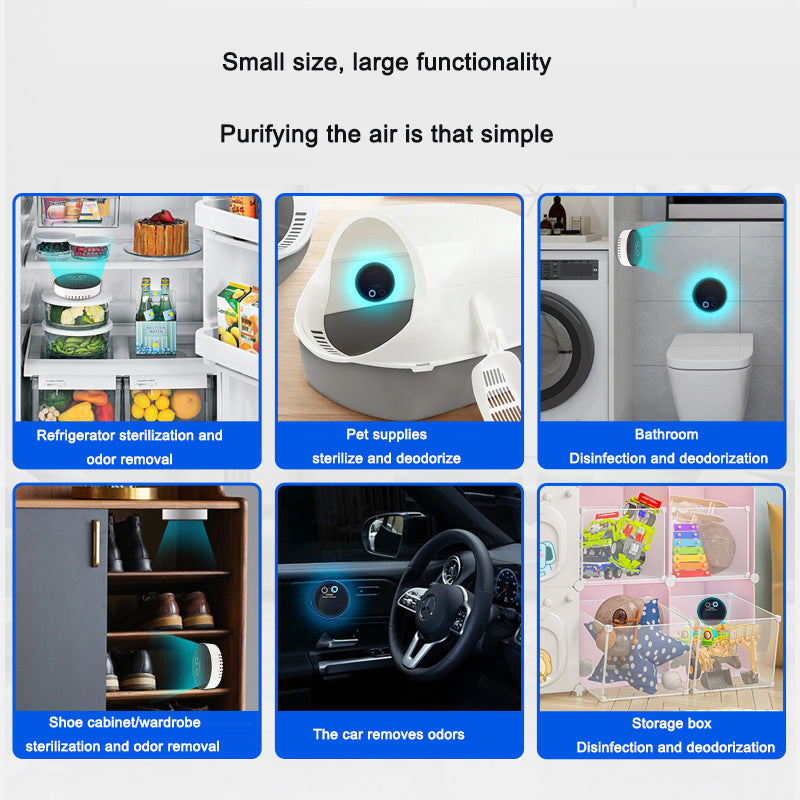 Portable Cigarette Smoke Odor Absorber - Air Purifier for Smokers