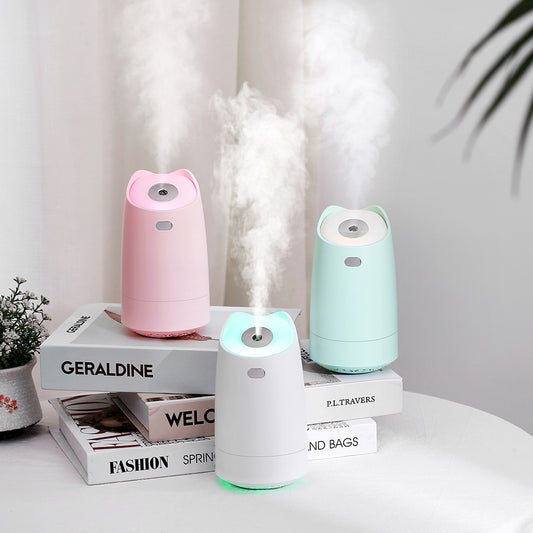 USB Mini Humidifier - Portable Mute with Large Capacity for Air Hydration and Purification