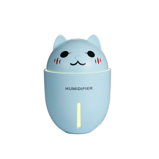Ultrasonic Air Humidifier with LED Light, USB Fan & Aroma Diffuser