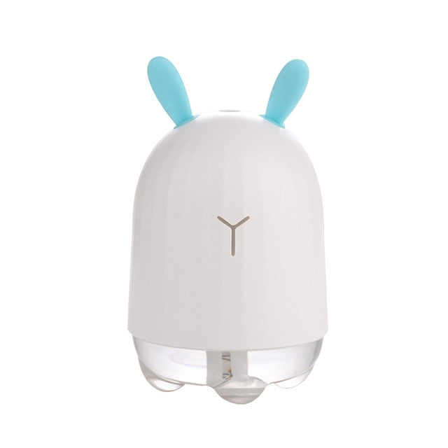 Lovely Rabbit Air Humidifier & Aroma Diffuser - Mini USB Ultrasonic Cool Mist Maker for Fresh Air