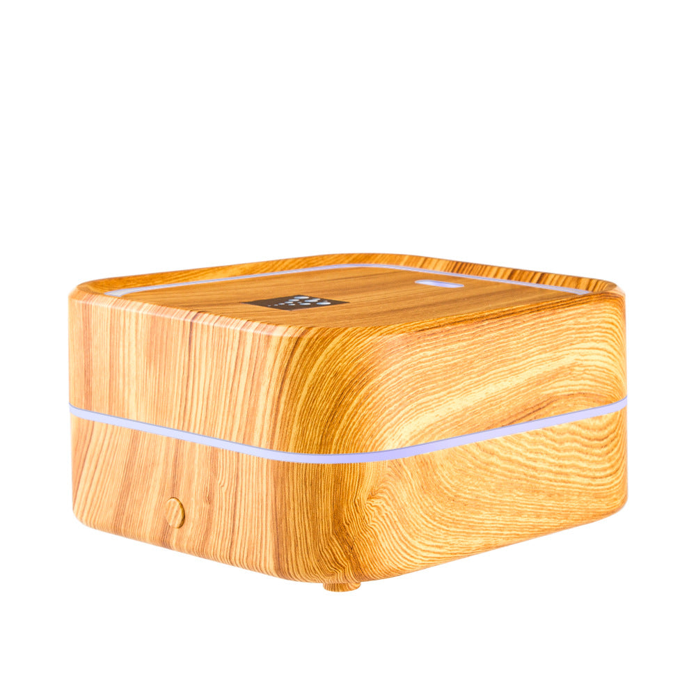 Wood Grain O4 Aromatherapy Machine - Ultrasonic Humidifier & Diffuser for Home and Car