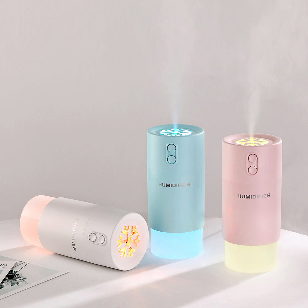 Creative USB Mini Humidifier - Large Capacity Aromatherapy Atomizer for Home and Car