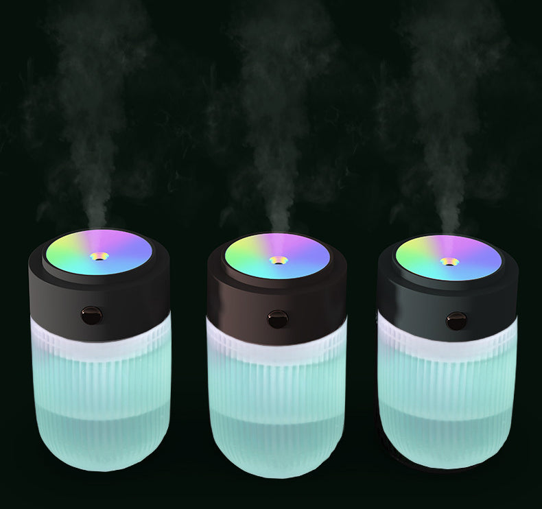 Colorful Portable Night Light Humidifier - Fresh Air for Home and Office