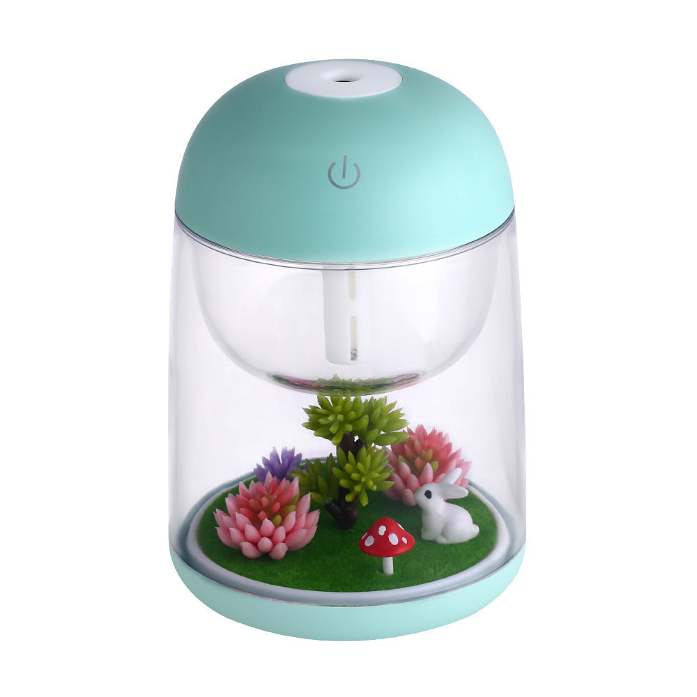 Micro Landscape Humidifier - Colorful USB Lamp for Fresh Air