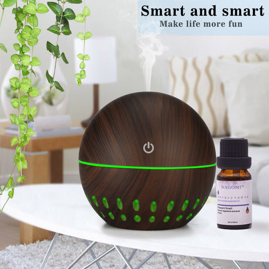 Colorful Translucent Humidifier - 130ML Small Capacity for Fresh Air