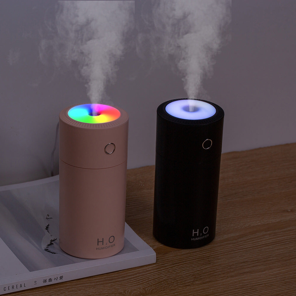 New Rainbow Cup Humidifier: Mini Desktop Spray Air USB Car Mounted Humidifier