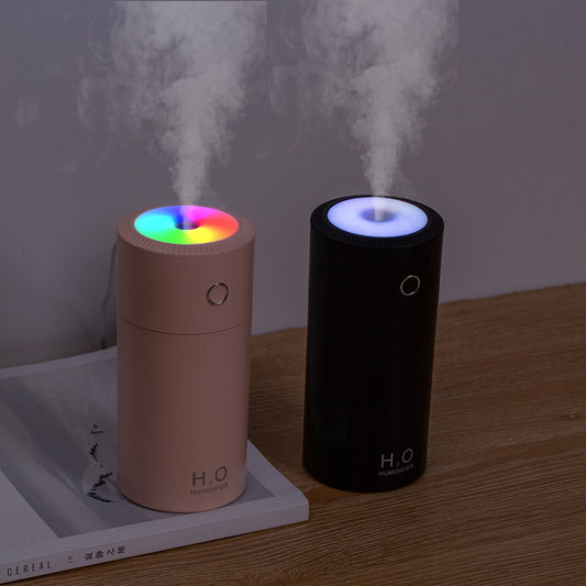 New Rainbow Cup Humidifier: Mini Desktop Spray Air USB Car Mounted Humidifier