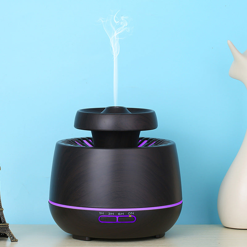 New Wood Grain L9 Aromatherapy Machine - Home & Car Ultrasonic Humidifier