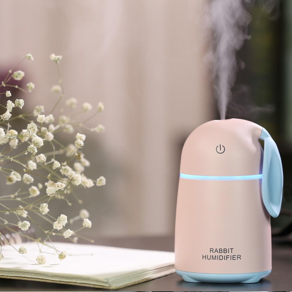 USB Ultrasonic Rabbit Car Humidifier - Fresh Air Purifier
