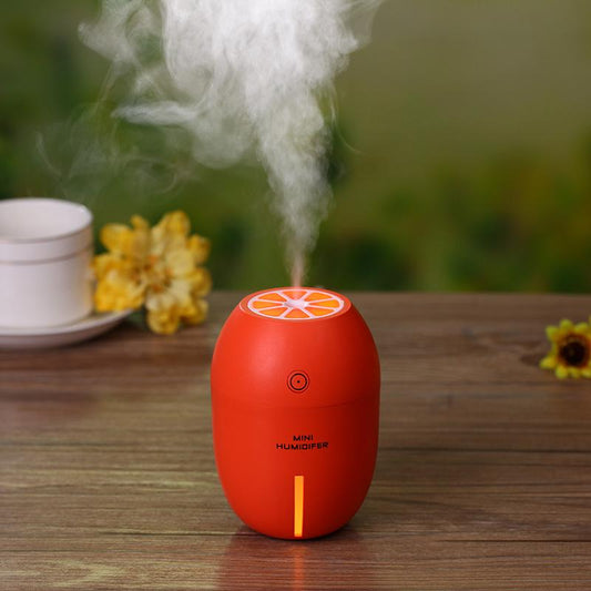 180ml USB Air Humidifier & Purifier with LED Lamp - Aromatherapy Diffuser for Home and Car