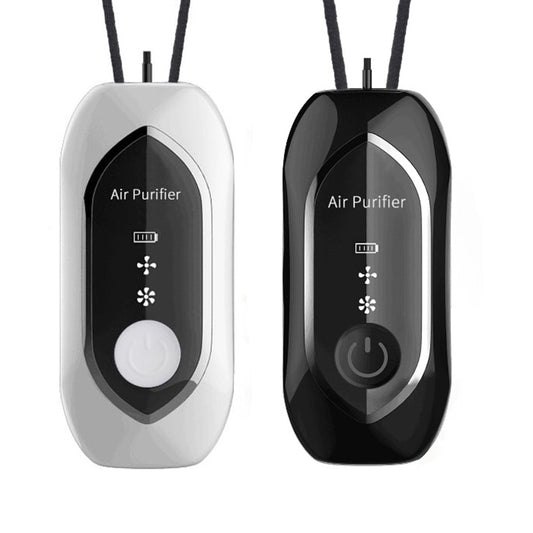 Portable Personal Necklace Air Purifier - USB Rechargeable Mini Ionic Cleaner