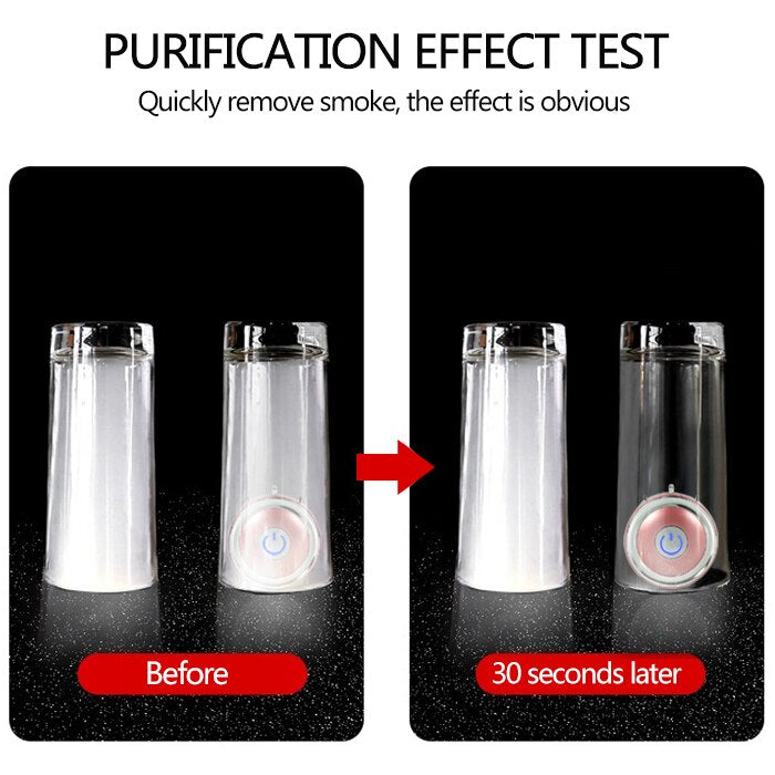 USB Portable Wearable Air Purifier Necklace - Negative Ion Freshener for Clean Air