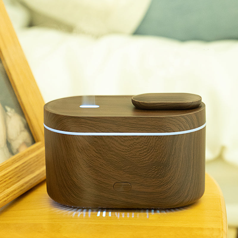 Creative Wood Grain L16 Aroma Diffuser - Ultrasonic Humidifier for Home and Office