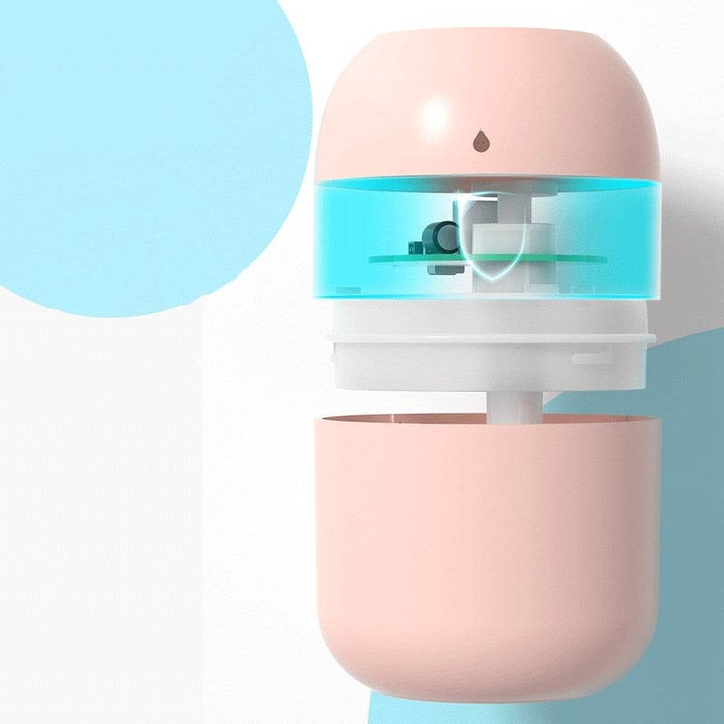 220ML Mini Portable Ultrasonic Air Humidifier Aroma Essential Oil Diffuser
