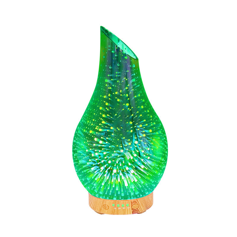 100ml Aromatherapy Machine Humidifier with 3D Colorful Fireworks Night Light
