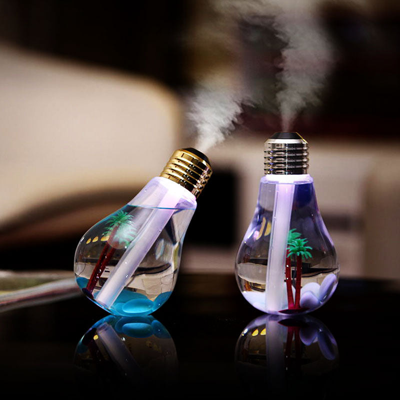 400ml LED Lamp Air Ultrasonic Humidifier & Essential Oil Diffuser