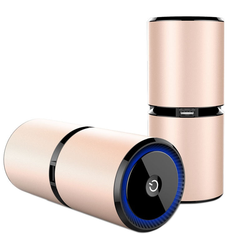 Portable Car Air Purifier - Ionic Odor Eliminator & Air Filter