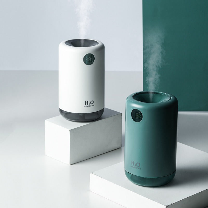 USB Portable Aroma Diffuser & Air Humidifier - 2000mAh Rechargeable