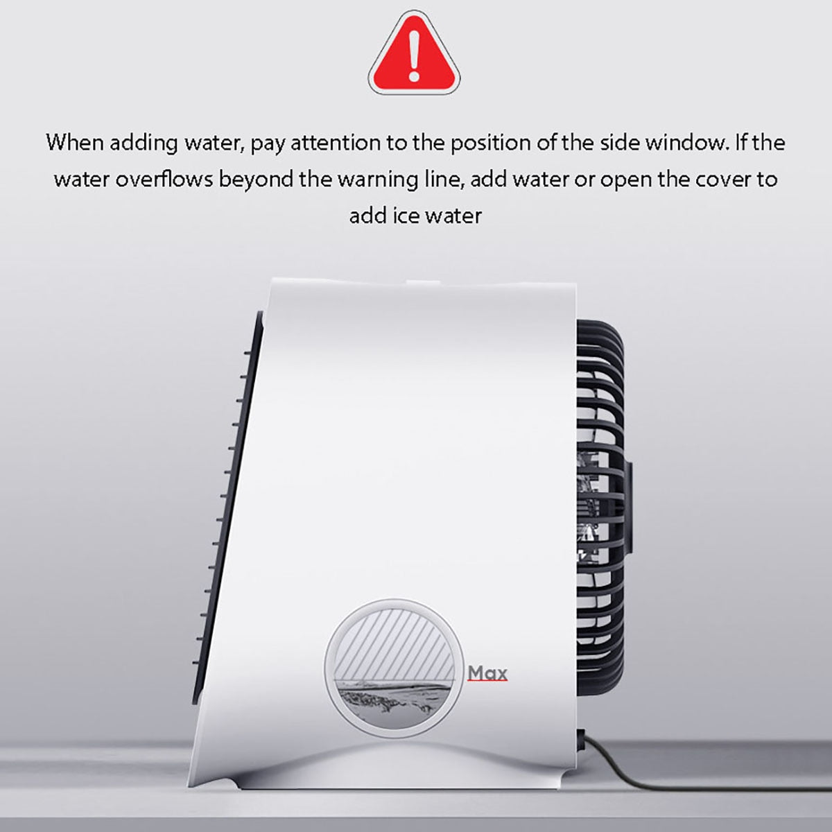 Mini Portable Air Conditioner - USB Desktop Air Cooler & Humidifier for Fresh Air