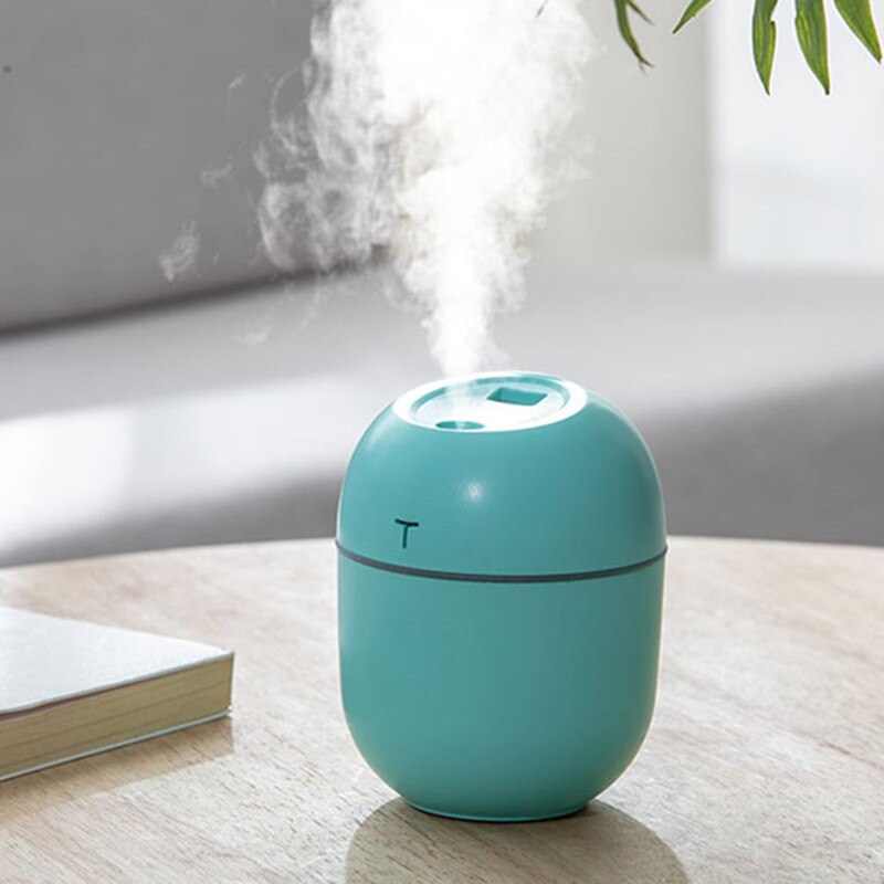 Mini Air Humidifier 200ML Aroma Essential Oil Diffuser with LED Night Lamp