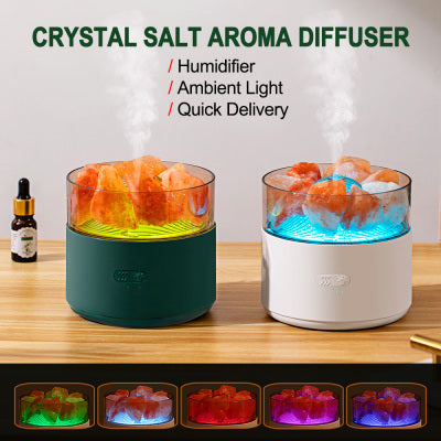 New Style Non Printed Salt Lamp Humidifier - Mute Aromatherapy Diffuser