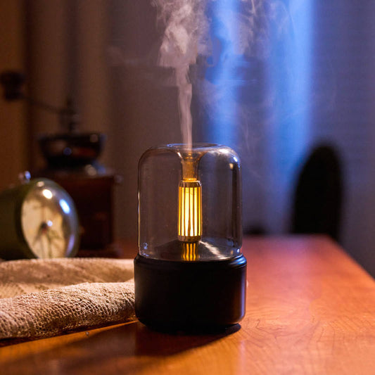 Candlelight Aromatherapy Machine - USB Desktop Atmosphere Lamp & Air Humidifier