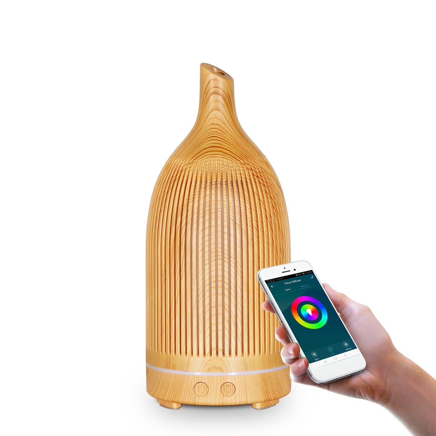 Fish Tank Column Humidifier - Wood Grain Aroma Diffuser