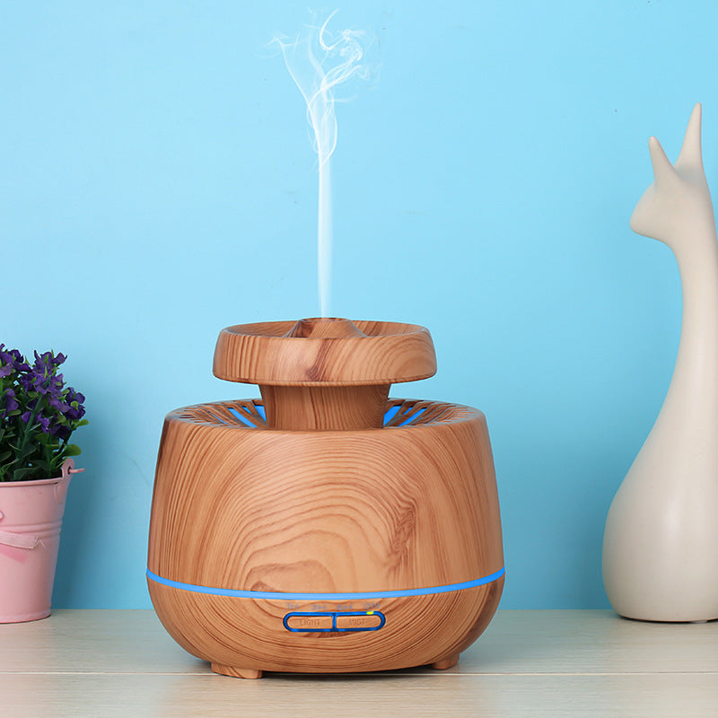 New Wood Grain L9 Aromatherapy Machine - Home & Car Ultrasonic Humidifier