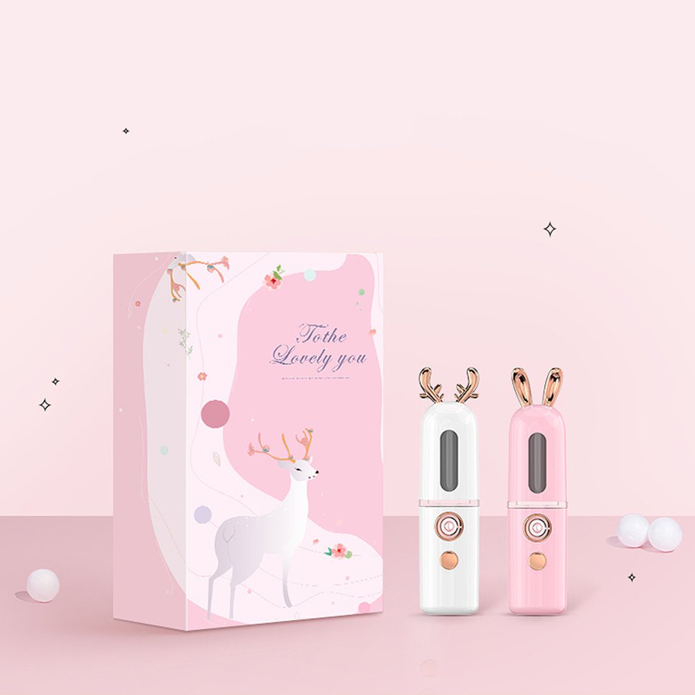 Nano Hydrating Instrument Spraying Machine - Cute Fawn Bunny Facial Steamer