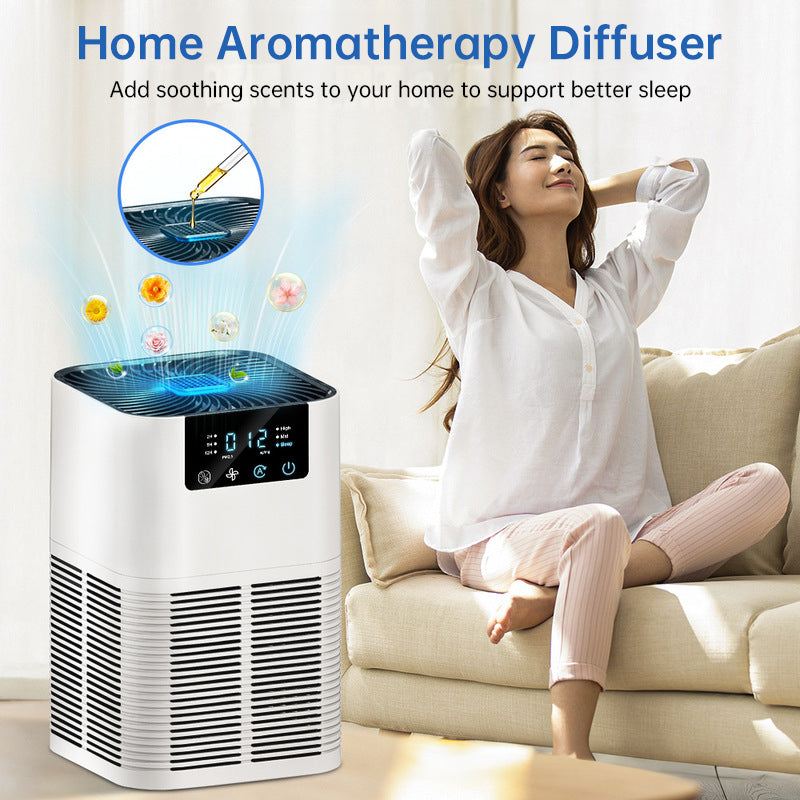 Negative Ion Desktop Air Purifier for Indoor Formaldehyde Sterilization and Odor Removal
