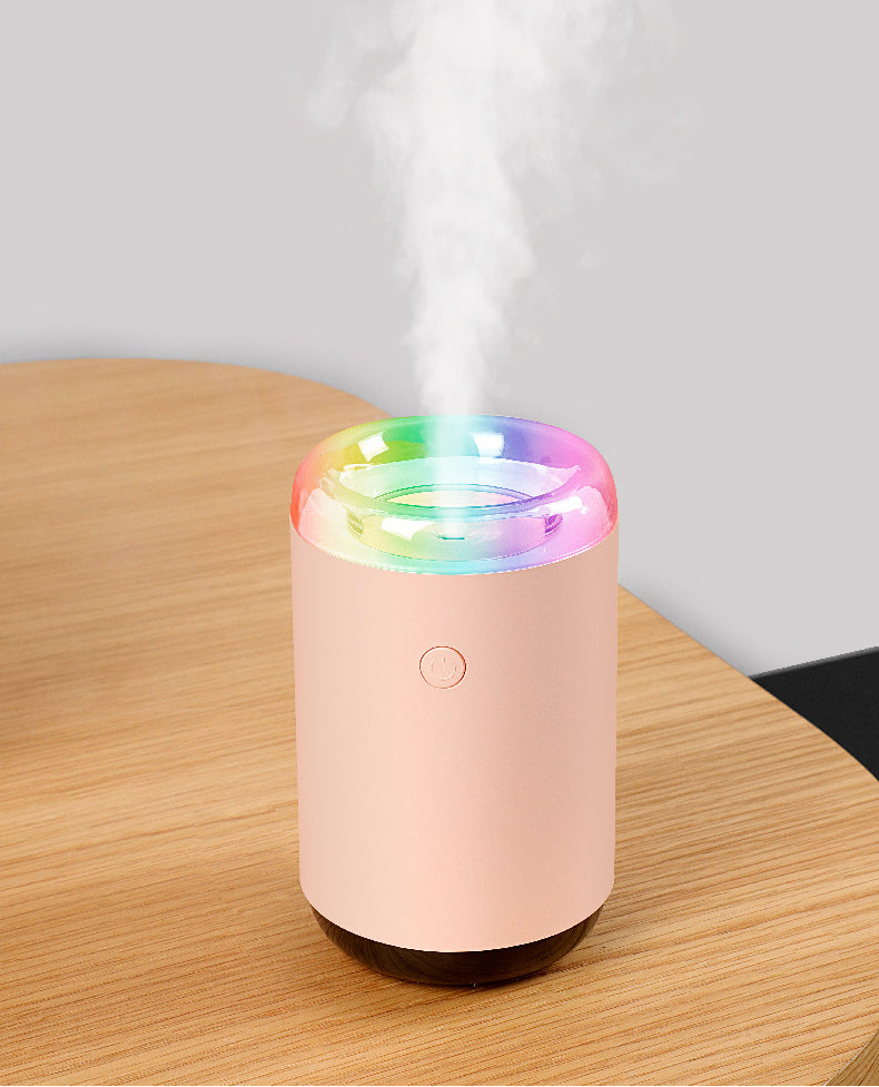 Creative Cylindrical Portable Silent USB Car Humidifier & Air Purifier