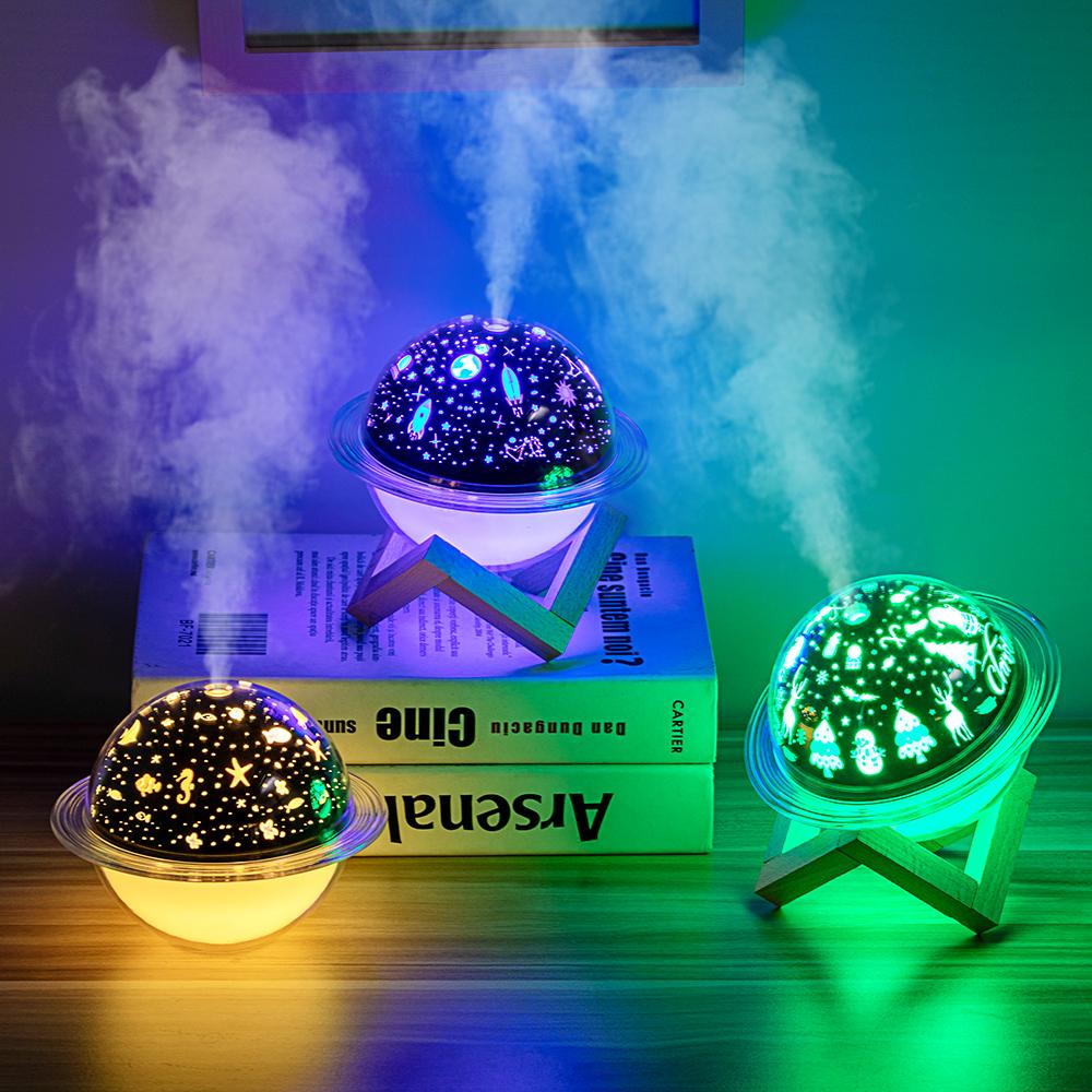 Romantic Planet Lamp Air Humidifier & Aroma Essential Oil Diffuser - Perfect Children’s Gift