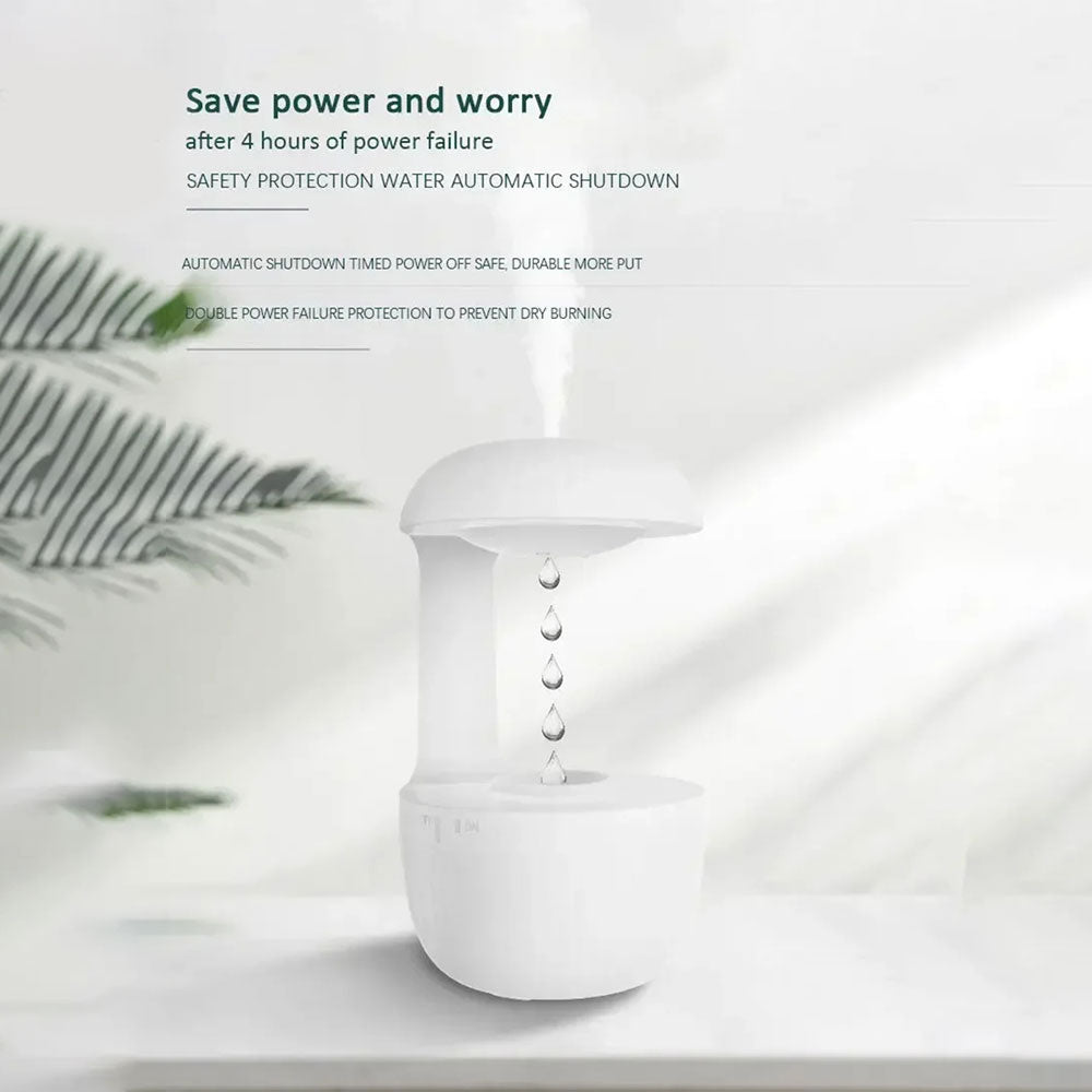600ml Water Drop Humidifier Essential Oil Aromatherapy Diffuser for Fresh Air
