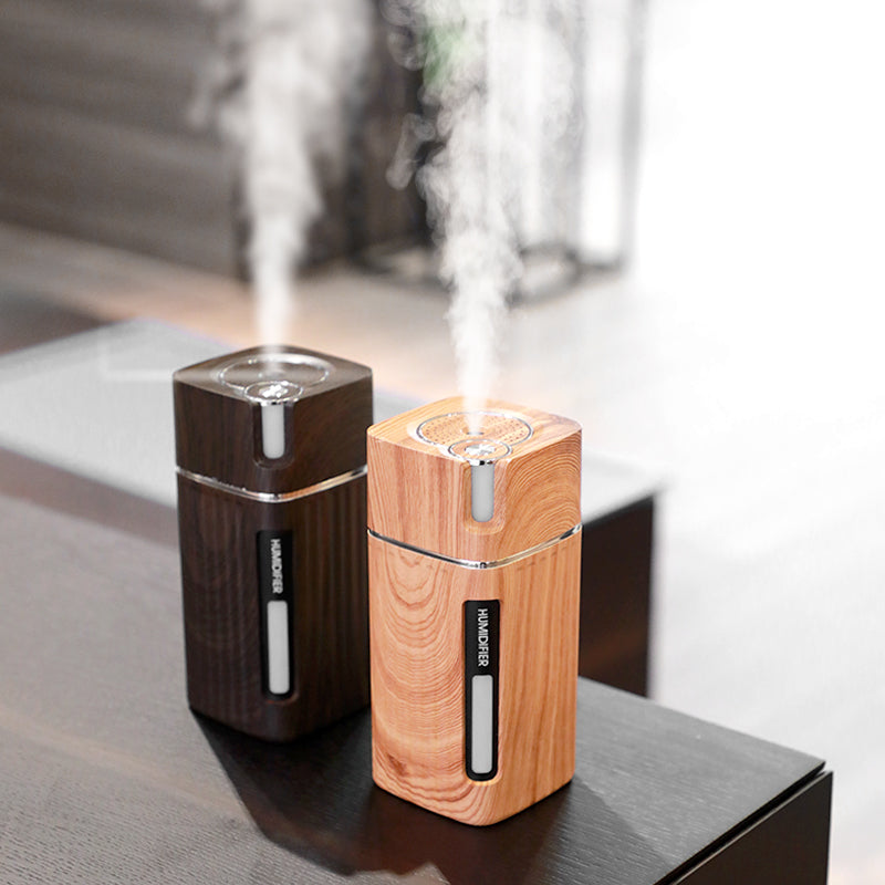 Explosion Wood Grain L1 Humidifier - Mini USB Aromatherapy Night Light