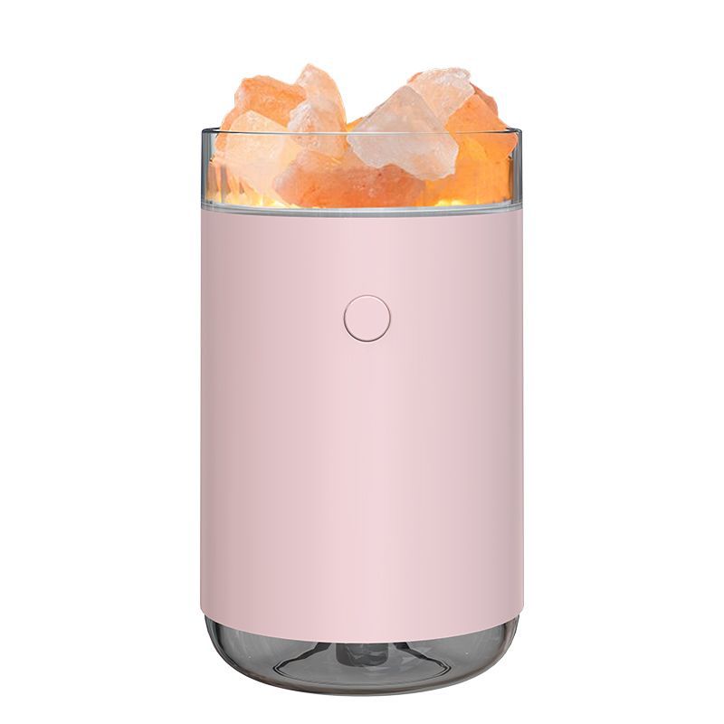Crystal Salt Stone Humidifier - Silent Air Humidification & Aromatherapy Diffuser