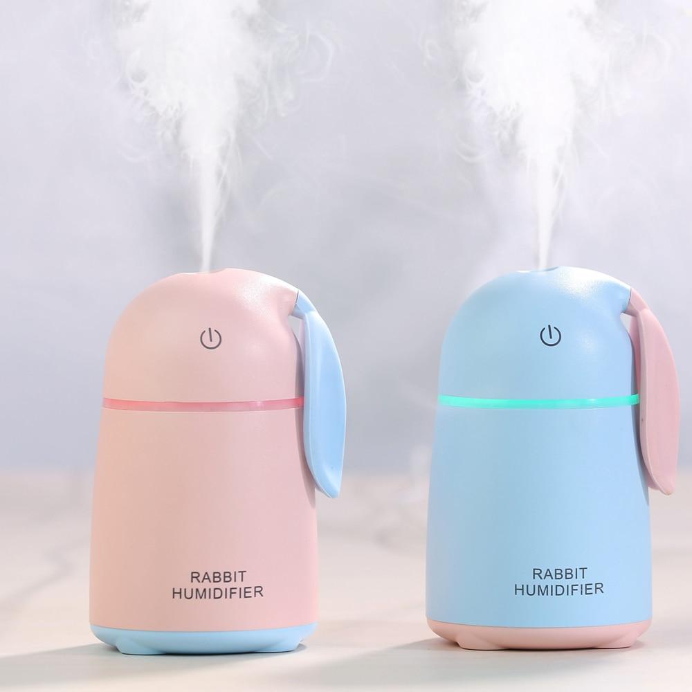 USB Ultrasonic Rabbit Car Humidifier - Fresh Air Purifier