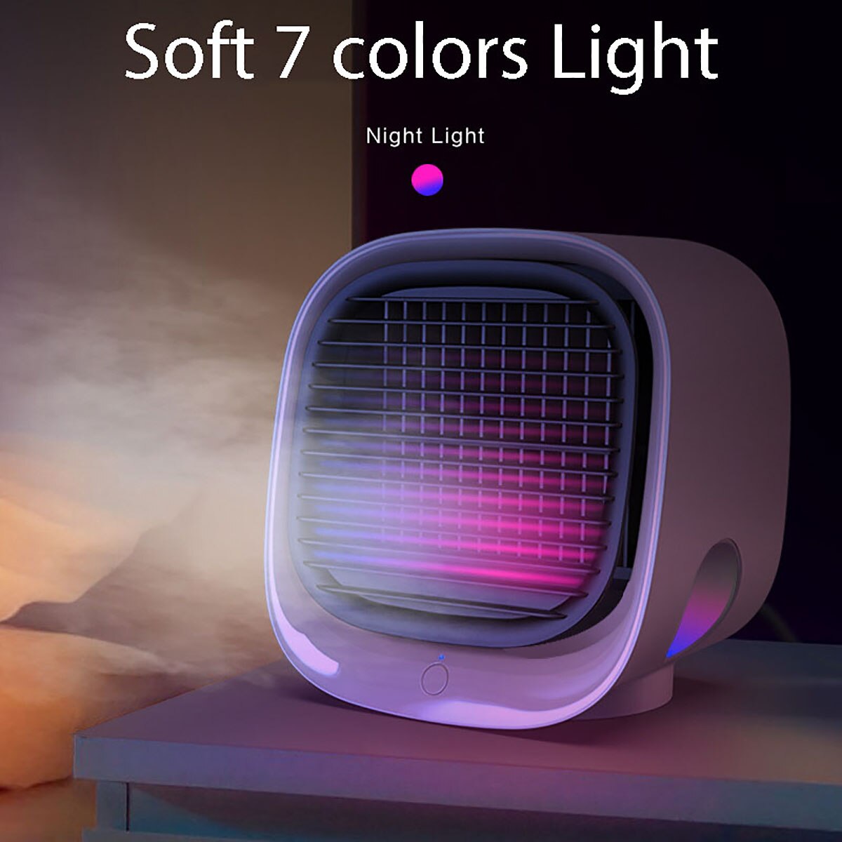 Mini Portable Air Conditioner - USB Desktop Air Cooler & Humidifier for Fresh Air