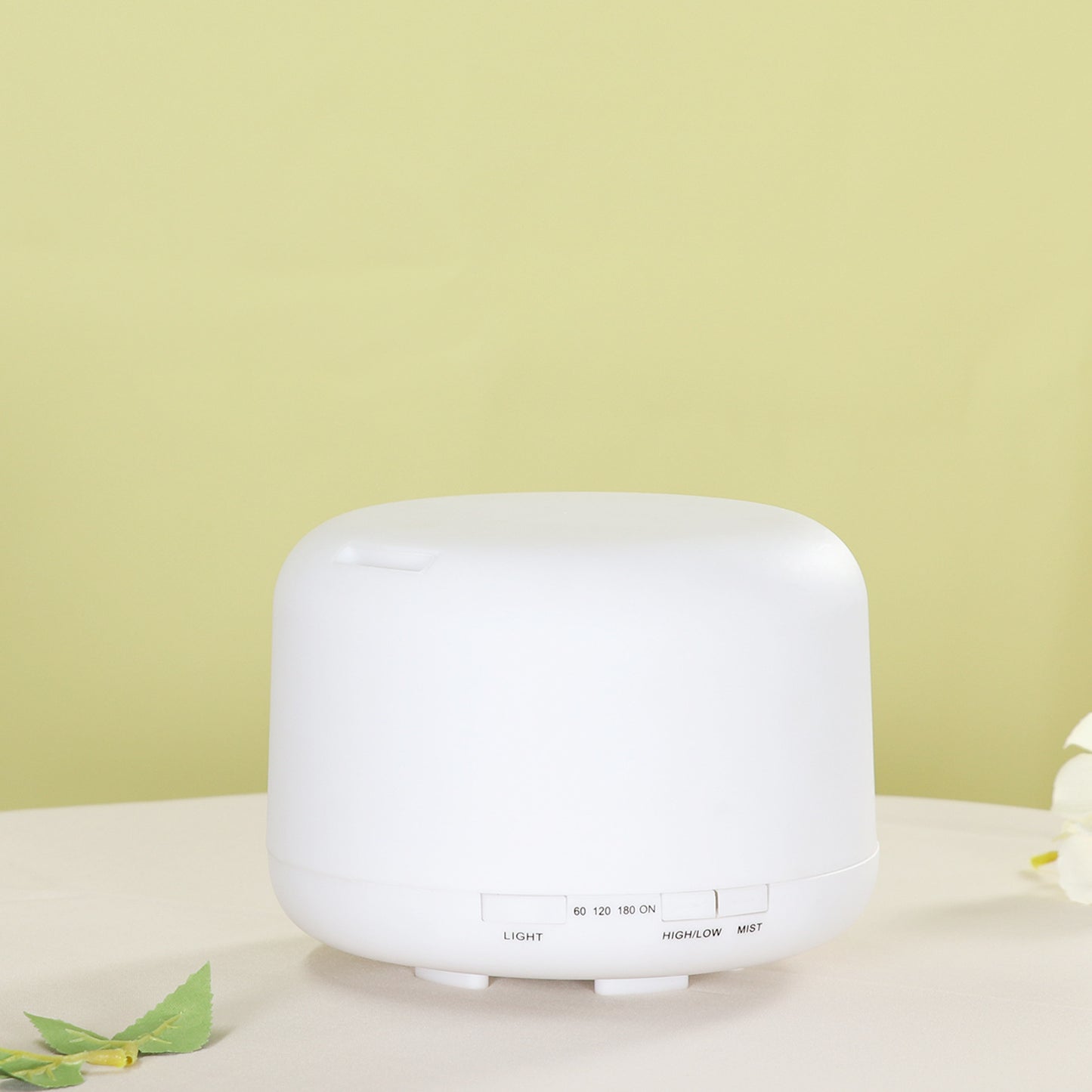 Unprinted Ultrasonic Humidifier 500ML – Air Purifier & Aromatherapy Device