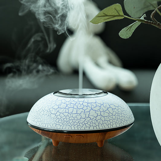 UFO Large-Capacity Colorful Aromatherapy Humidifier - Air Purification & Diffuser