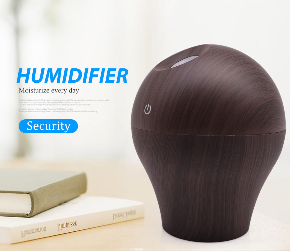 USB Mini Humidifier - Car and Home Air Purifier with Aromatherapy Night Light