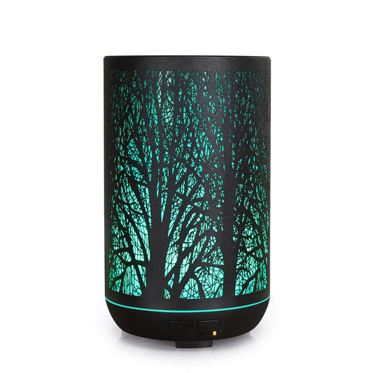 Flat-Top Big Forest Wrought Iron Aroma Diffuser - 300ml Humidifier