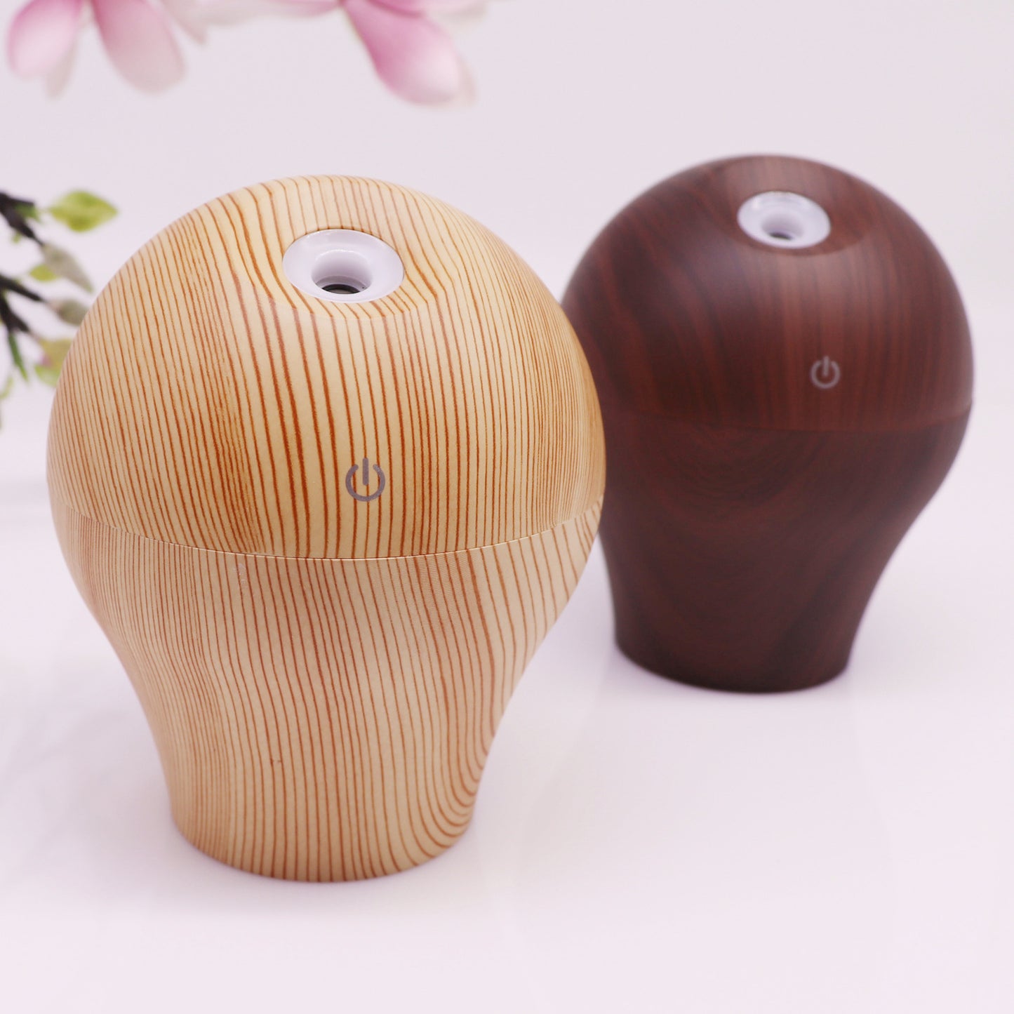 USB Mini Humidifier - Car and Home Air Purifier with Aromatherapy Night Light