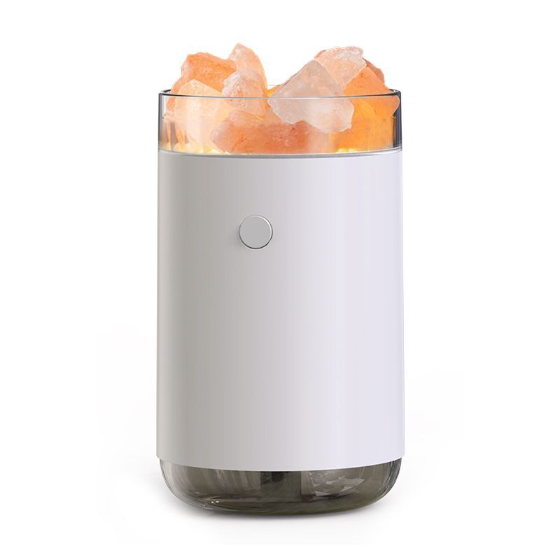 Crystal Salt Stone Humidifier - Silent Air Humidification & Aromatherapy Diffuser