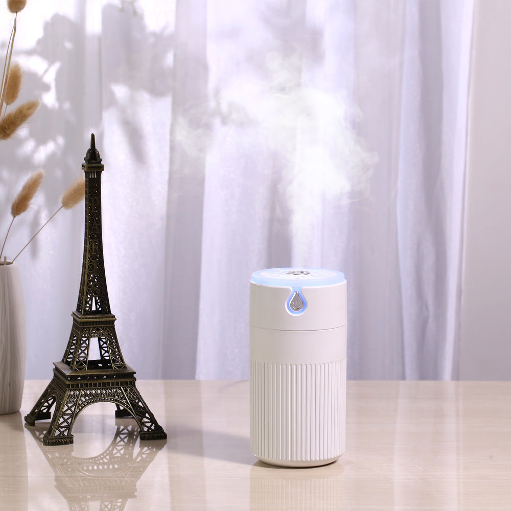 Cool Leaf Mini USB Humidifier - Ultrasonic Aromatherapy Air Atomizer for Home & Car